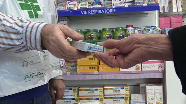 Giornate Raccolta Farmaco, raccolte oltre 670 mila confezioni di medicinali